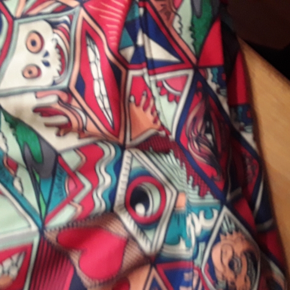 Unique handmade pandoras box long sleeve shirt hand stitched in Poland size L - Picture 13 of 15